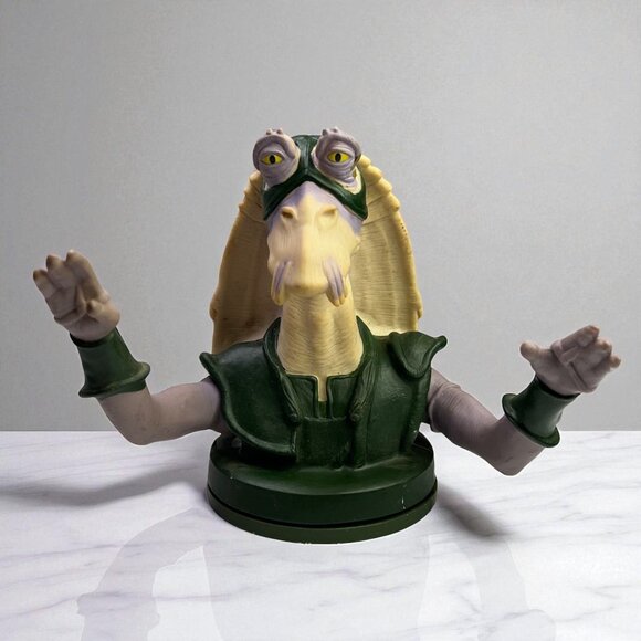 Vintage 1999 Star Wars Captain Tarpals Cup Topper Collectible Figure - Picture 1 of 8
